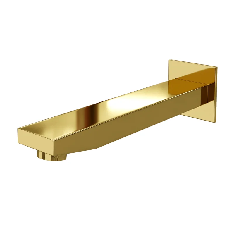 Излив для смесителя WasserKRAFT Sauer A187 Золото глянцевое