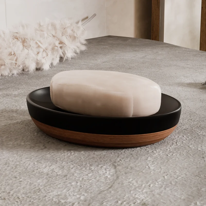 Мыльница WasserKRAFT Vils K-6129 Черная матовая