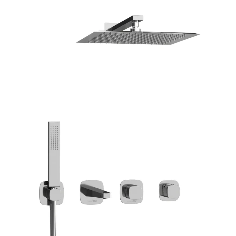 Душевая система WasserKRAFT Naab A8651.313.314.090.118.326.087.103 Хром