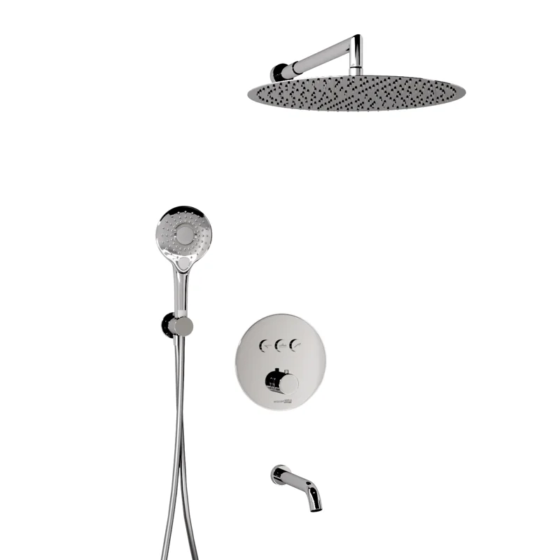 Душевая система WasserKRAFT Dinkel A175817 с термостатом Хром