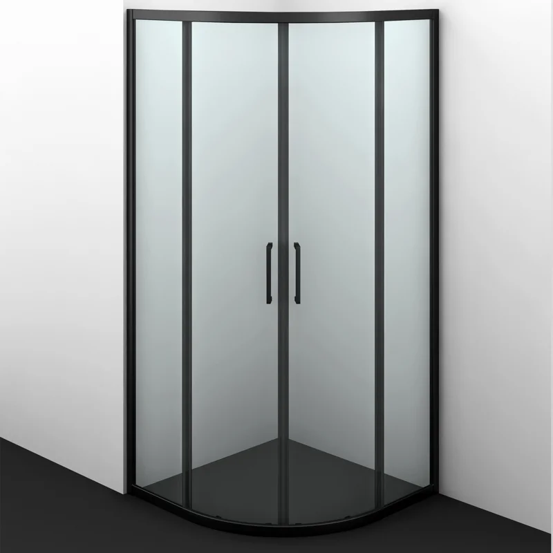 Душевой уголок WasserKRAFT Dill 90x90 61S01 профиль Черный матовый стекло прозрачное