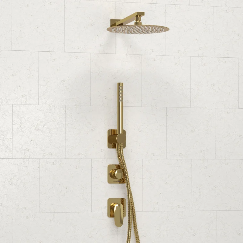 Душевая система WasserKRAFT Neckar A2151.277.183.208.280.197.281 Золото глянцевое