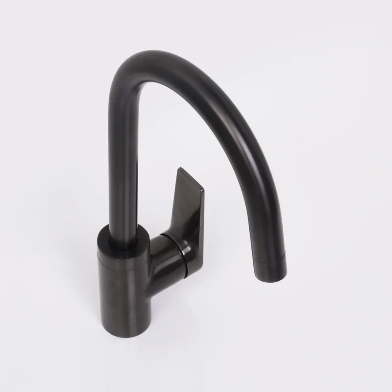 Смеситель для кухни WasserKRAFT Wiese 8407 Оружейная сталь