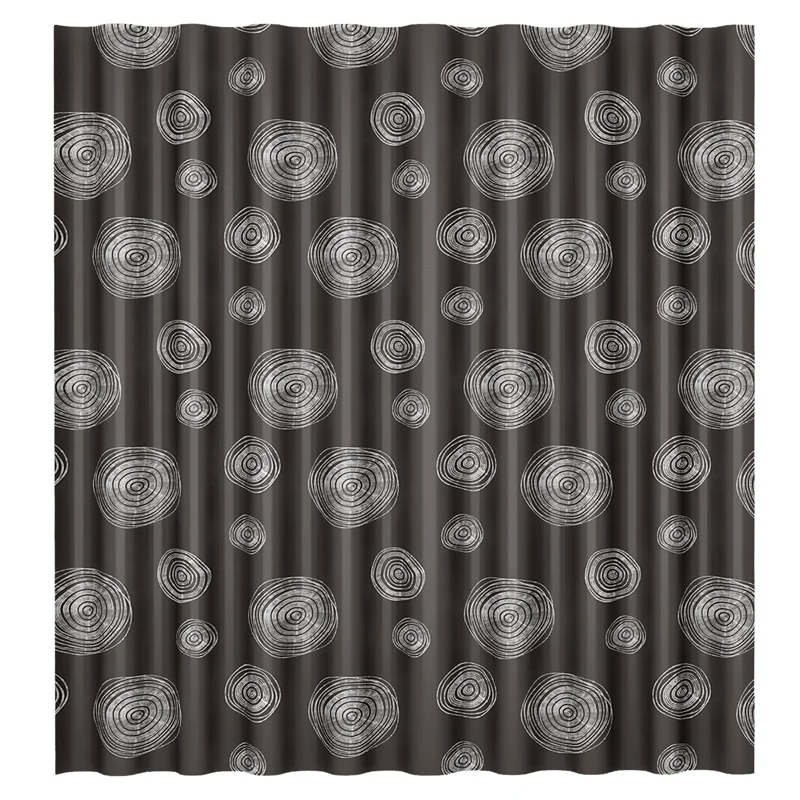 Штора для ванны WasserKRAFT Eidar 180х200 SC-33301 Круги