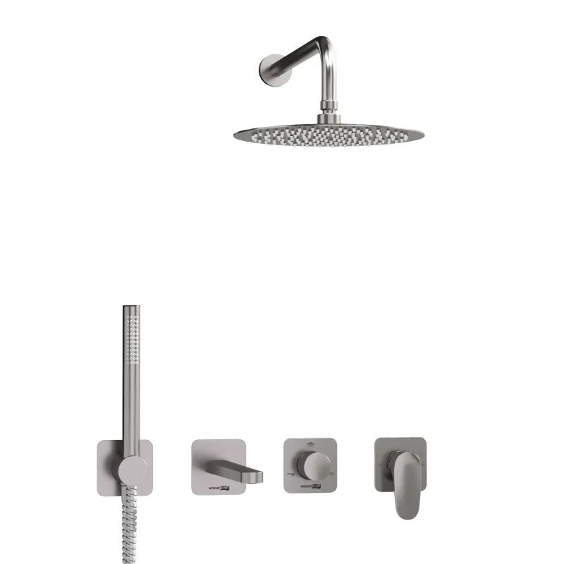 Душевой комплект WasserKraft Spree A1451.273.274.097.121.275.100.276 Встраиваемый Никель