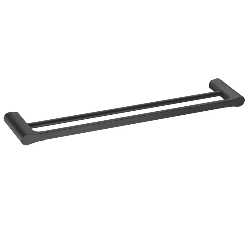 Полотенцедержатель WasserKRAFT Elbе K-7240 двойной Черный матовый