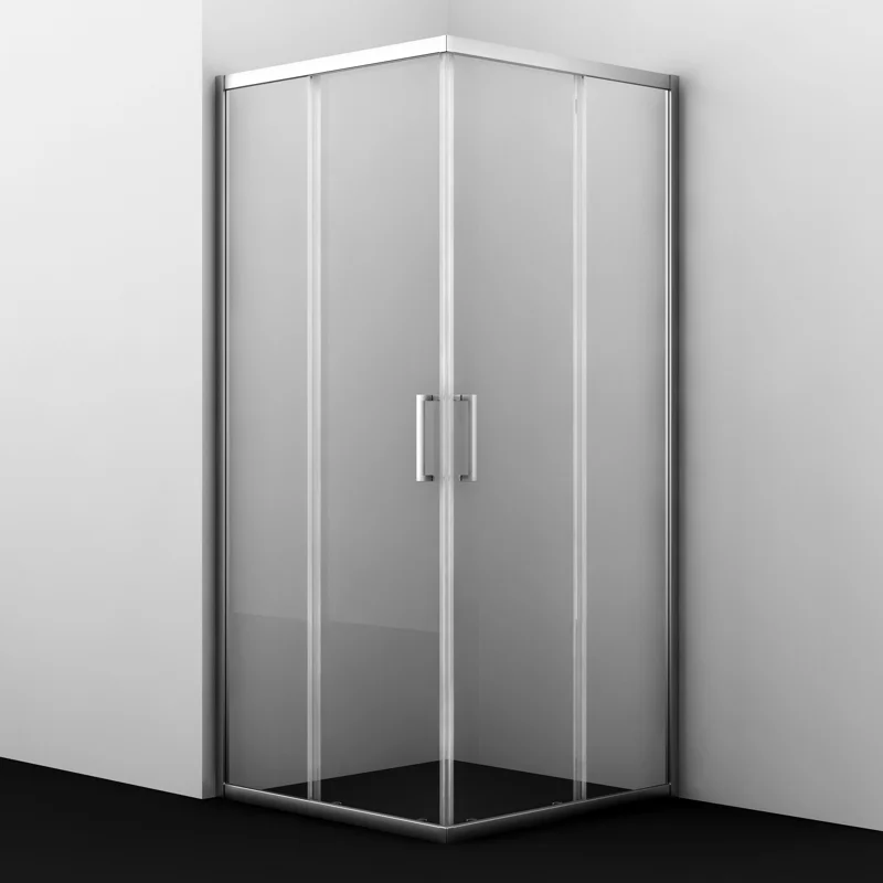 Душевой уголок WasserKRAFT Main 90x90 41S03 профиль Хром стекло прозрачное