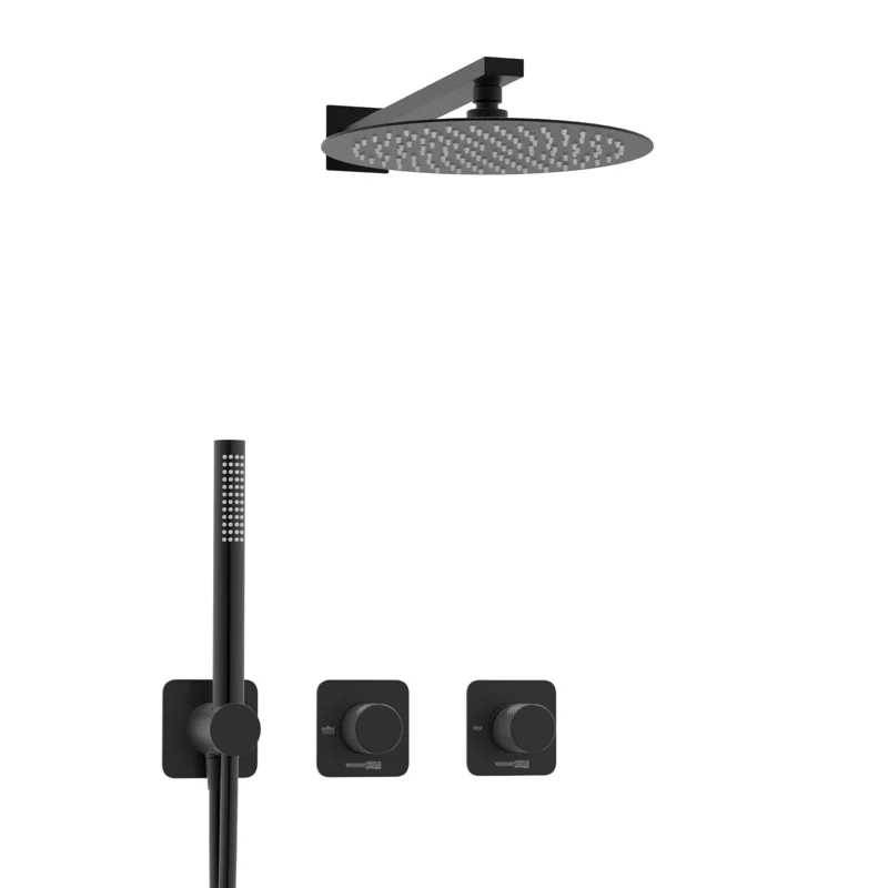 Душевая система WasserKRAFT Fulda A5251.299.219.258.302.242.217 Черная матовая