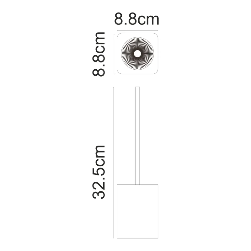 Ершик для унитаза WasserKRAFT Paar K-4227 Черный