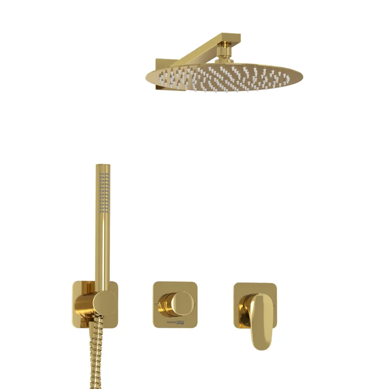 Душевая система WasserKRAFT Neckar A2151.277.183.208.280.197.281 Золото глянцевое