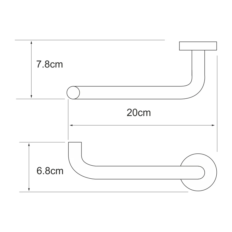Держатель туалетной бумаги WasserKRAFT Rhein K-6296 Хром