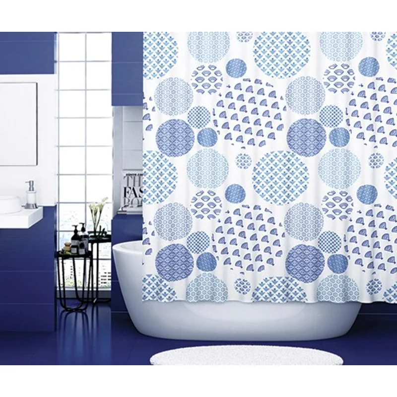 Штора для ванной WasserKraft Rhein SC-62101 180 x 200 см навесная