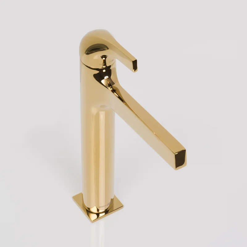 Смеситель для раковины WasserKRAFT Sauer 7103H Золото