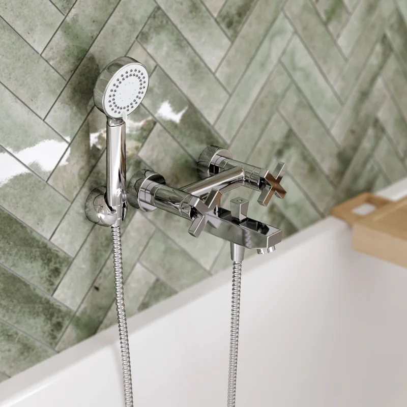 Смеситель для ванны WasserKRAFT Weser 7801 Хром