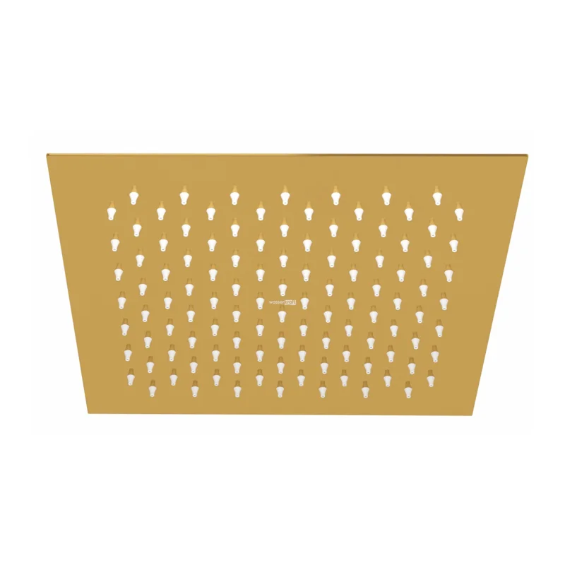 Верхний душ WasserKRAFT Sauer A256 Золото глянцевое