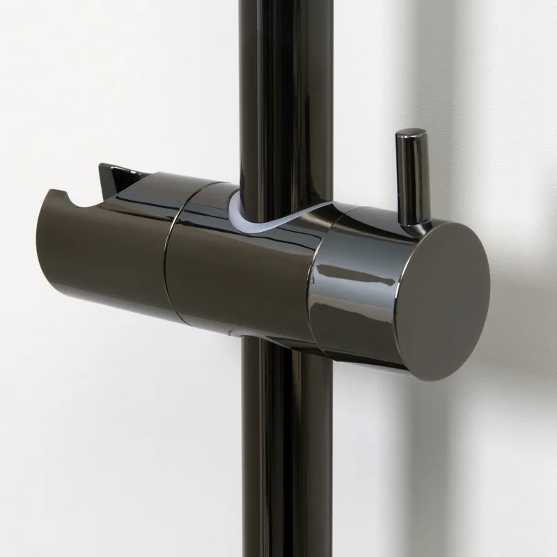 Душевая штанга WasserKRAFT Glan A191 Черная глянцевая