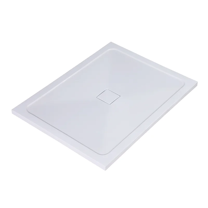 Душевой поддон из искусственного камня WasserKRAFT Dinkel 120х90 58T07 Белый глянец