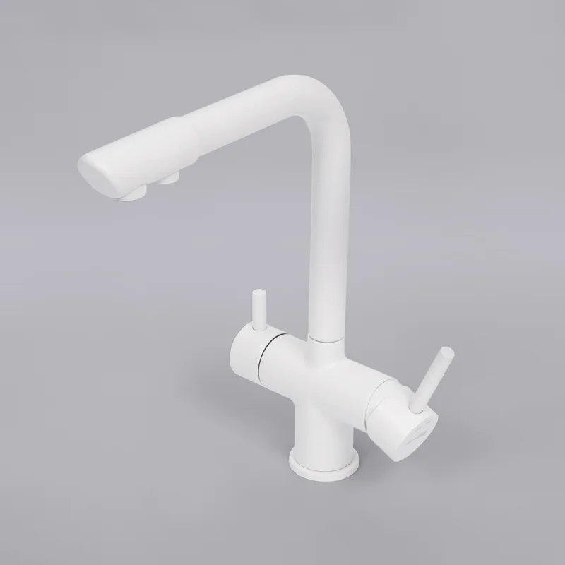 Смеситель для кухни WasserKRAFT A8357 Белый матовый