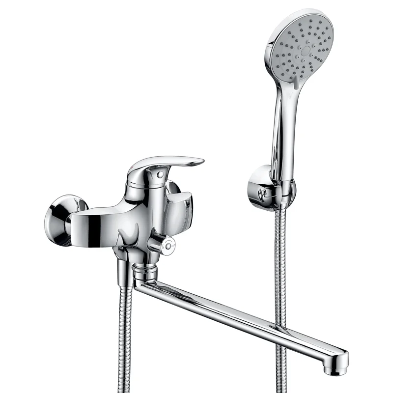 Смеситель для ванны WasserKRAFT Rossel 2802L универсальный Хром