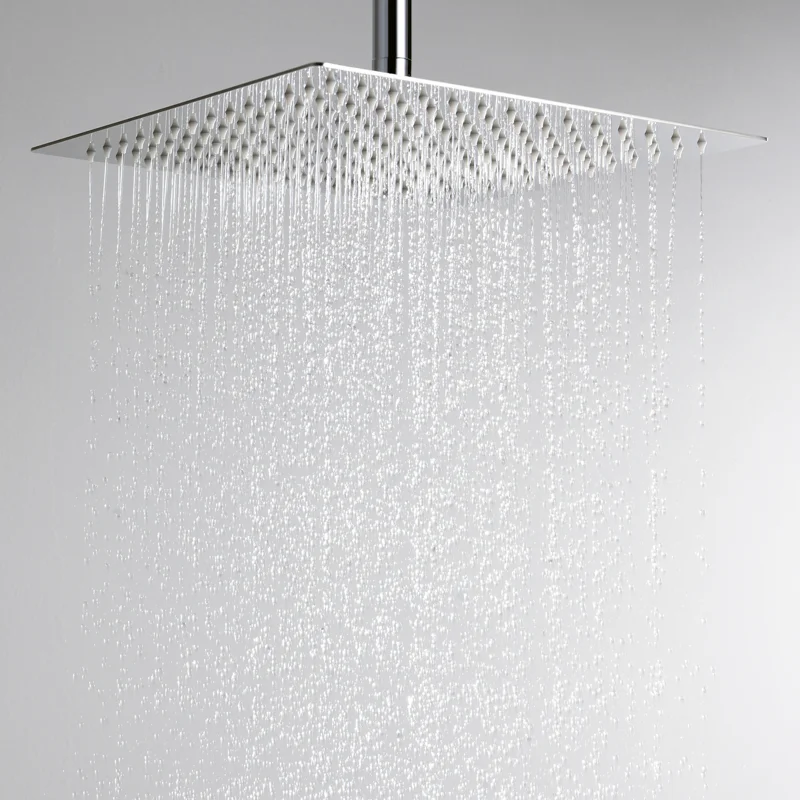 Верхний душ WasserKRAFT A118, 300 х 300 мм, 1 режим струи, без держателя, хром