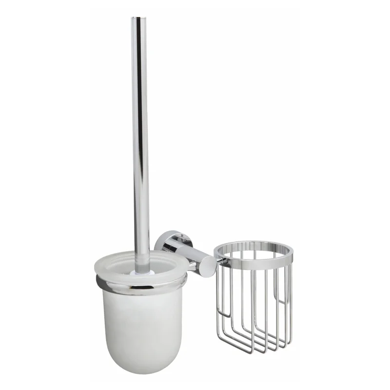 Ершик для унитаза с держателем освежителя воздуха WasserKRAFT Donau K-9435 Хром