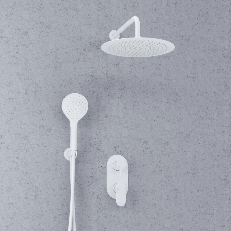 Душевая система WasserKRAFT А85155 Белая матовая