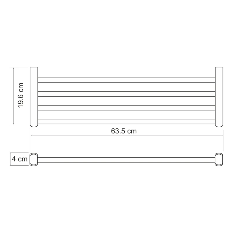 Полка для полотенец WasserKRAFT Berkel, K-6811