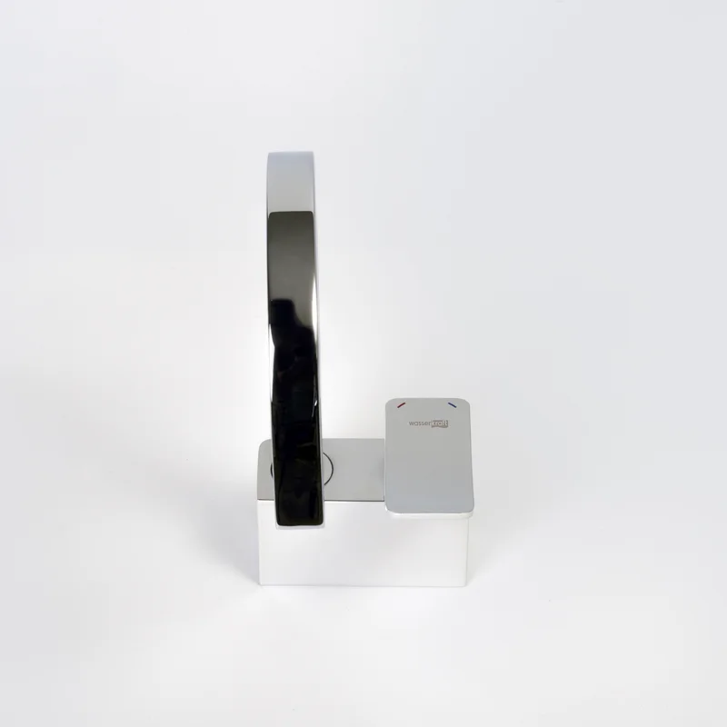 Смеситель для кухни WasserKRAFT Aller 1067W Белый Хром