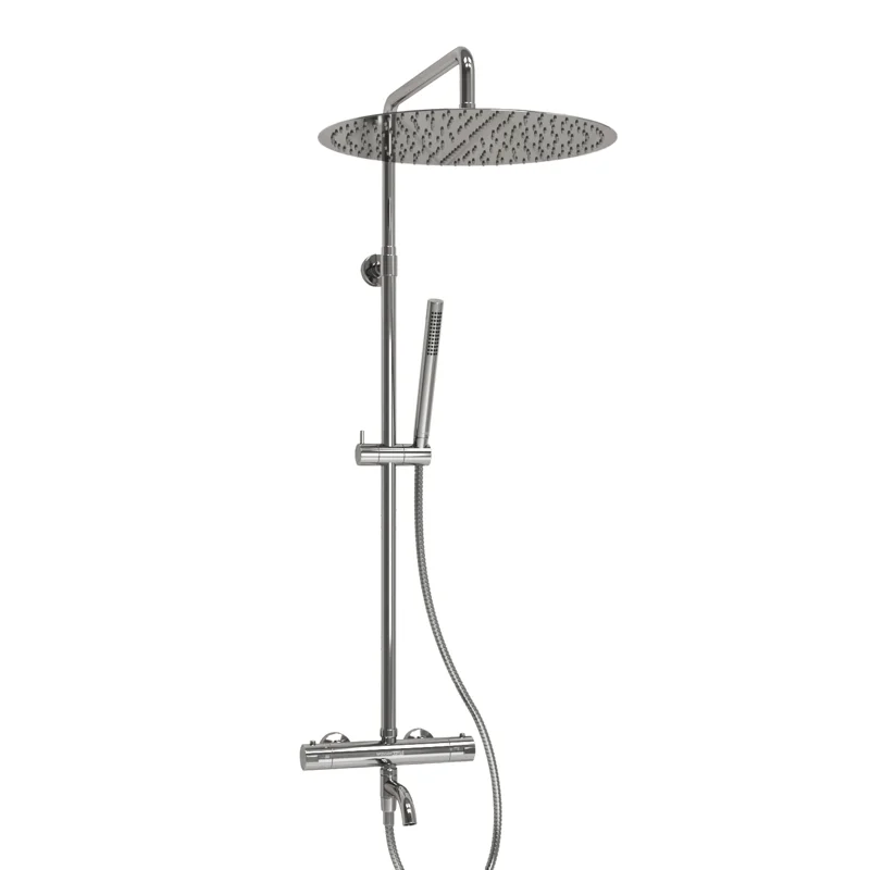 Душевая система WasserKRAFT A188.117.137.010.CH Thermo с термостатом Хром