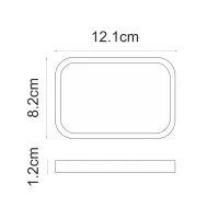 Мыльница WasserKRAFT Paar K-4229 Черная