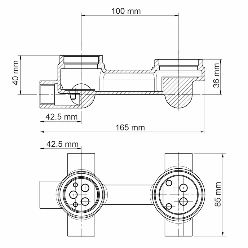Смеситель для душа WasserKRAFT Elbe 7471 Черный матовый
