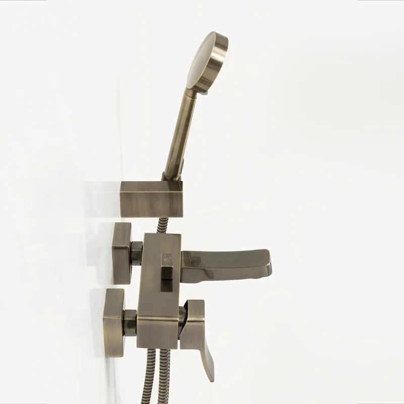 Смеситель для ванны WasserKRAFT Exter 1601 Светлая бронза