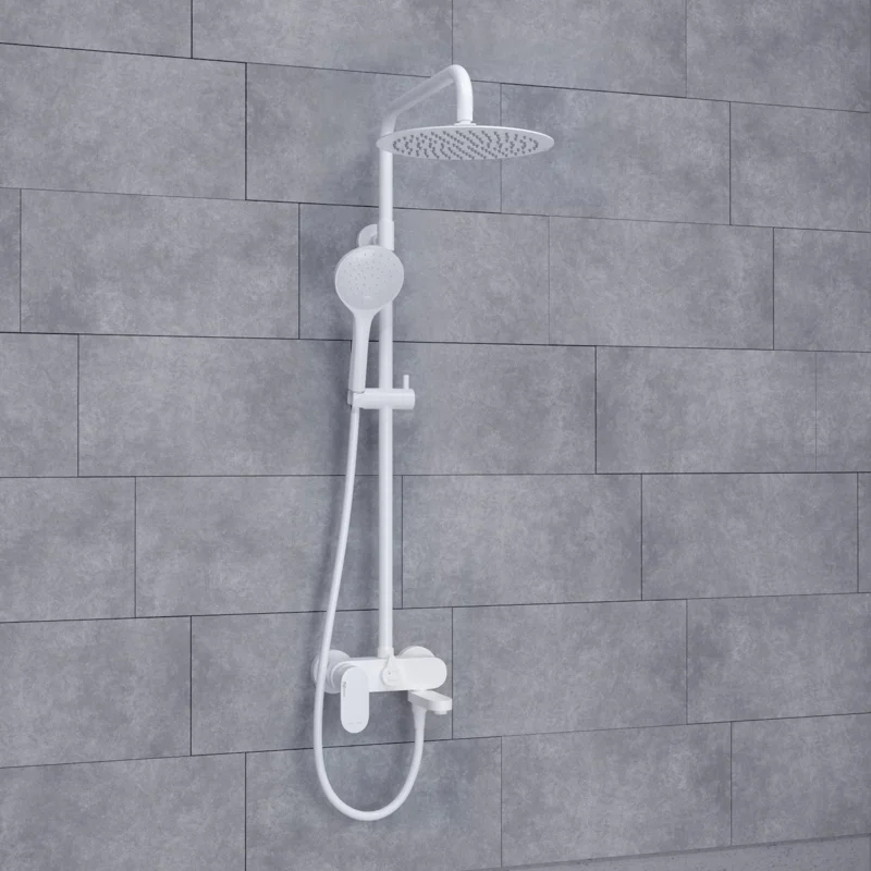 Душевая система WasserKRAFT A185.257.155.WM Белая матовая