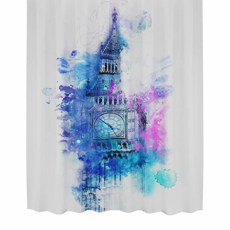 Штора для ванной навесная WasserKraft Lossa SC-81103, 180 x 200 см