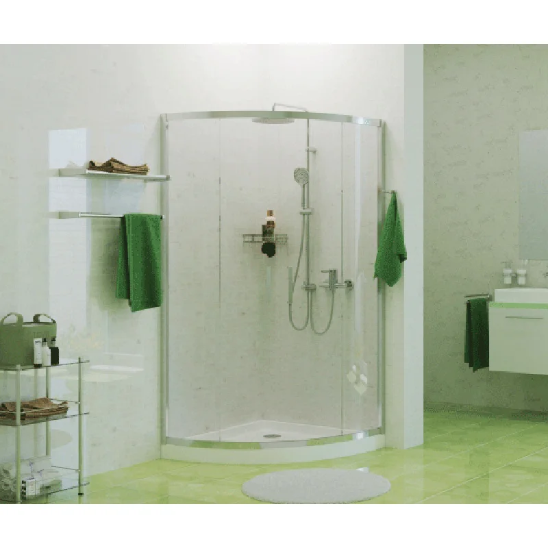 Душевой уголок WasserKRAFT Main 100x100 41S23 профиль Хром стекло прозрачное