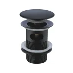 Донный клапан WasserKRAFT A080 click-clack Черный ма...