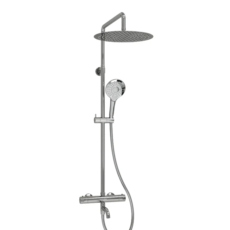 Душевая система WasserKRAFT A188.116.101.087.CH Thermo с термостатом Хром