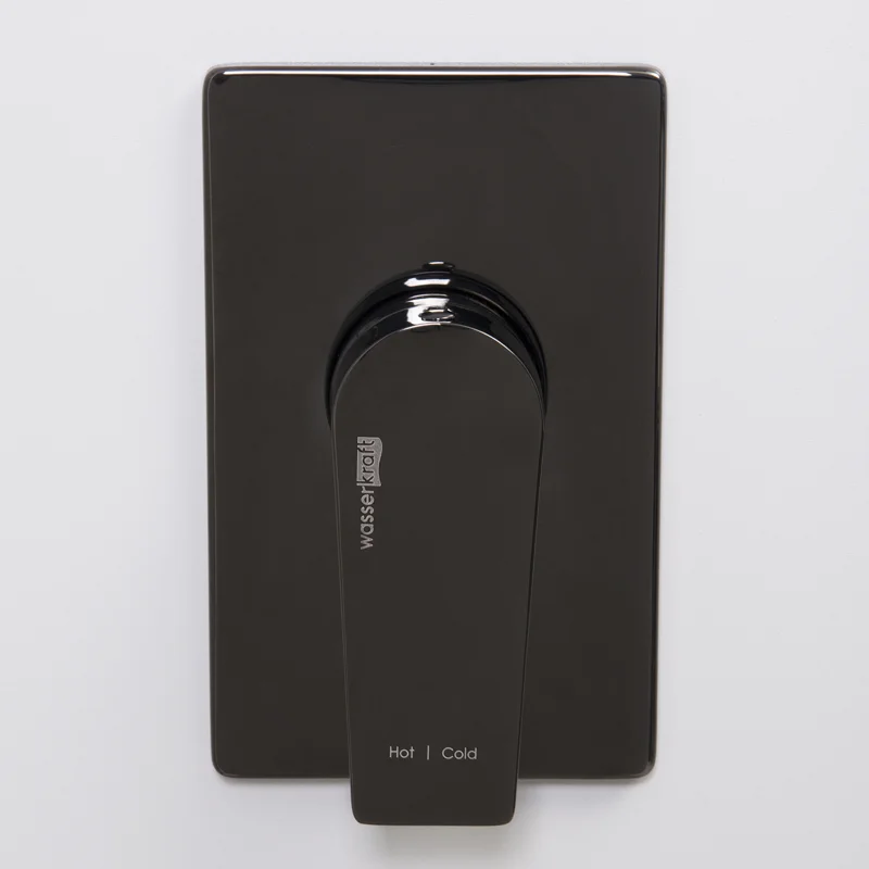 Смеситель для душа WasserKRAFT Glan 6651 Черный глянцевый