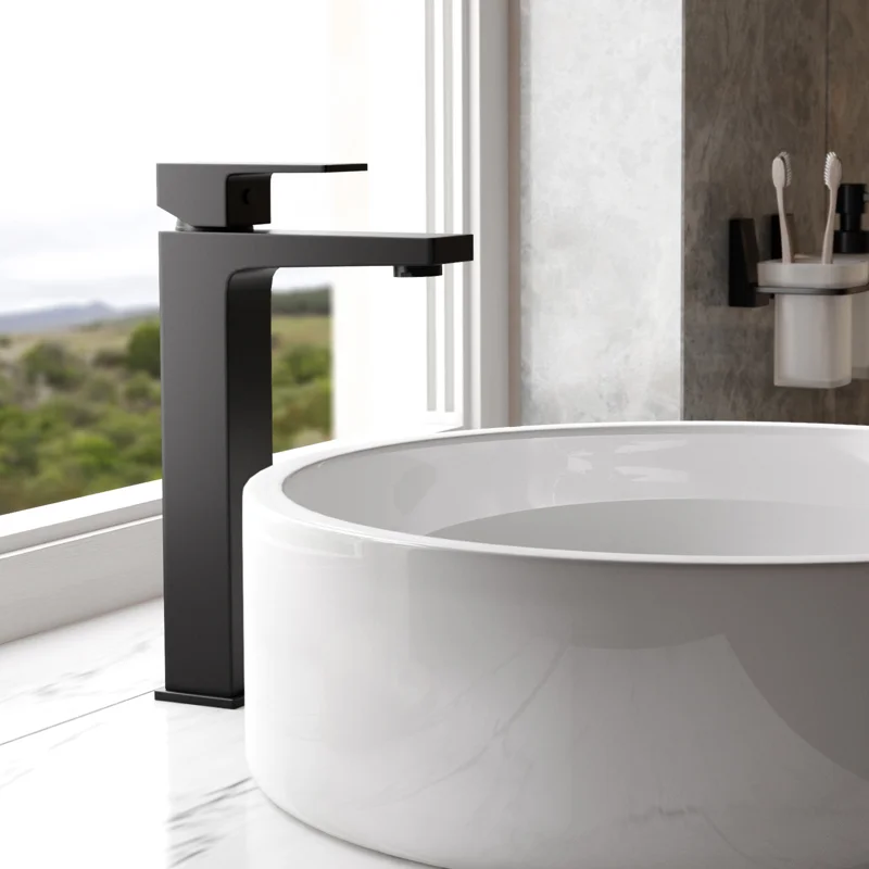 Смеситель для раковины WasserKRAFT Abens 2003H Черный матовый