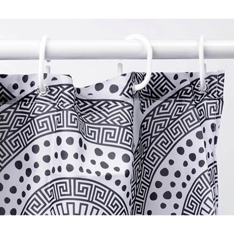 Штора для ванной WasserKraft Salm SC-76101 SC-76000, 180 x 200 см, навесная