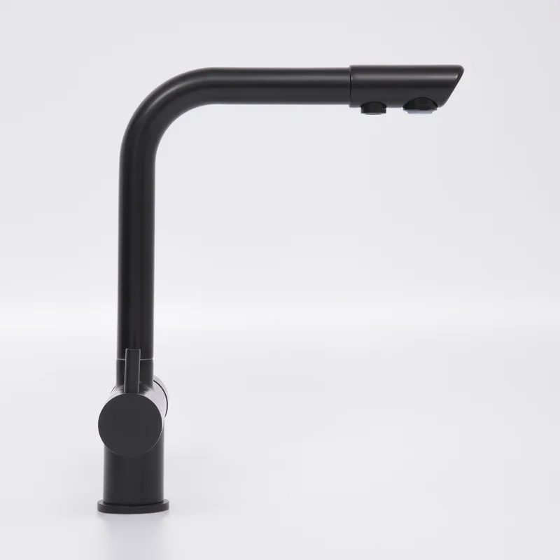 Смеситель для кухни WasserKRAFT A8367 Черный матовый