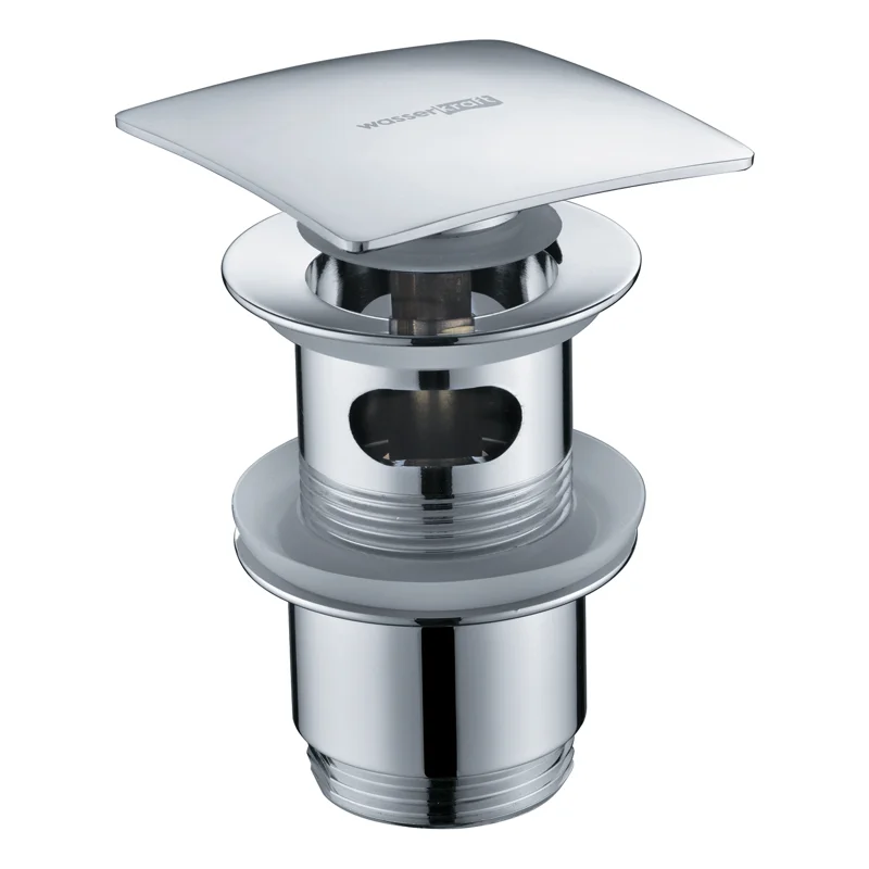 Донный клапан WasserKRAFT A105 click-clack Хром