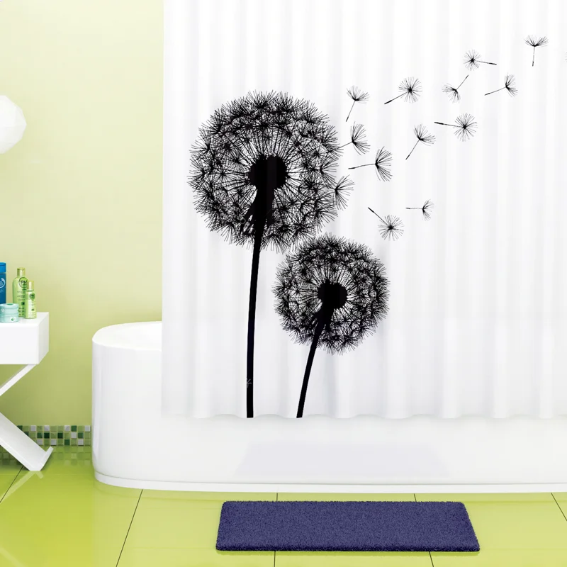 Штора для ванны WasserKRAFT Elbе 180х200 SC-72101 Цветы