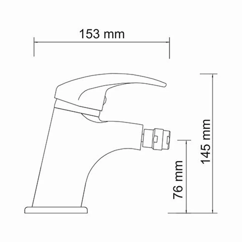 Смеситель для биде WasserKRAFT RHEIN 1706