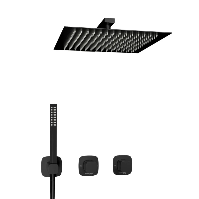 Душевая система WasserKRAFT Nuthe A9151.264.219.162.327.242.217 Черная матовая