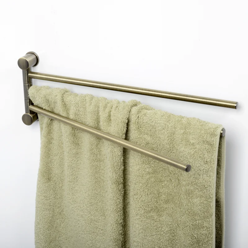 Полотенцедержатель WasserKRAFT Exter K-1533 поворотный Светлая бронза