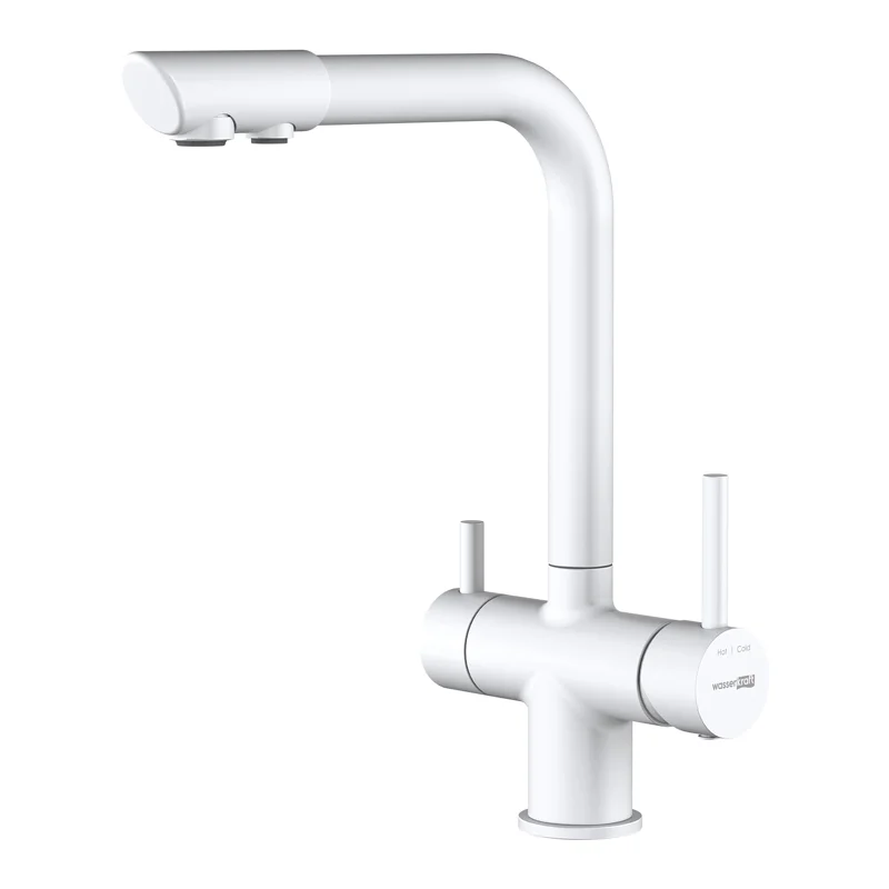 Смеситель для кухни WasserKRAFT A8357 Белый матовый