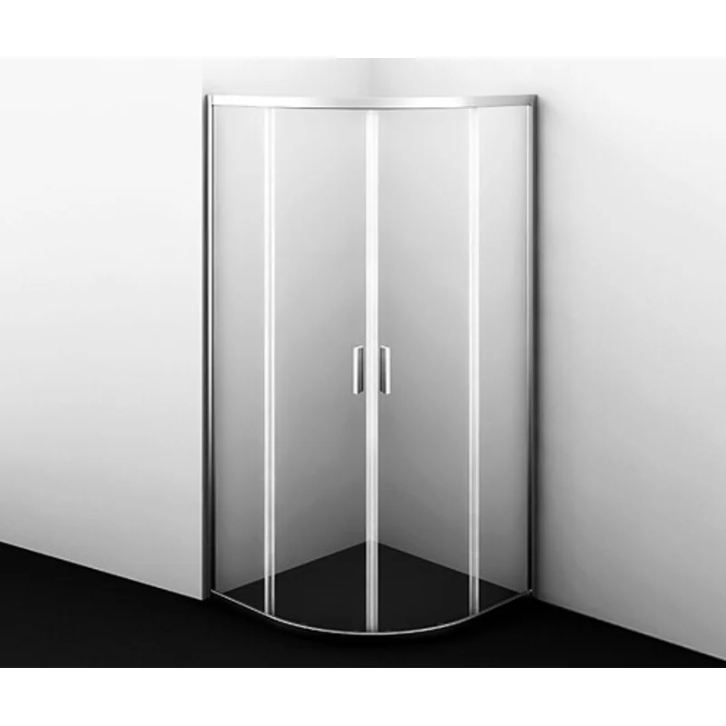 Душевой уголок WasserKRAFT Lippe 90x90 45S01 профиль Хром стекло прозрачное Душевой уголок WasserKRAFT Lippe 90x90 45S01 профиль Хром стекло прозрачное