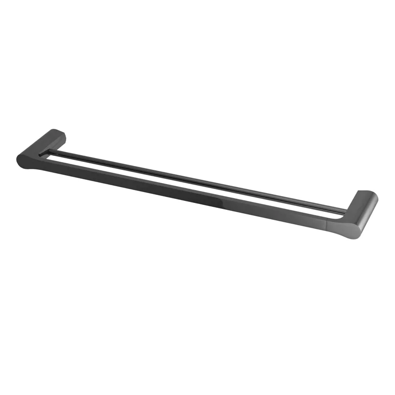 Полотенцедержатель WasserKRAFT Wiese K-8940 двойной Оружейная сталь