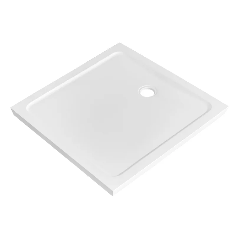 Душевой поддон WasserKRAFT Main 41T03, квадратный, 90 х 90 см, SMC (стеклопластик), белый